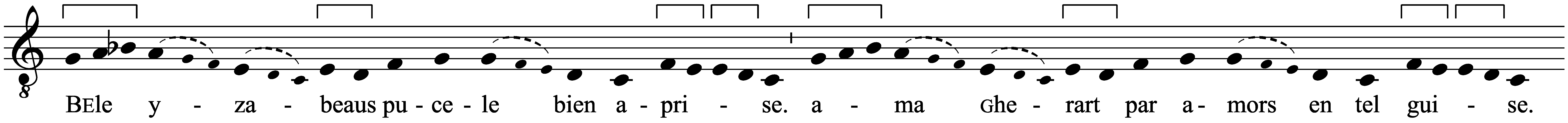 Work musical notation